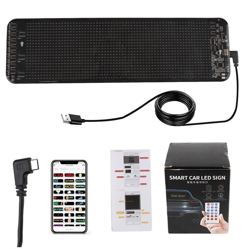 Programmable Car Full-color LED Sign