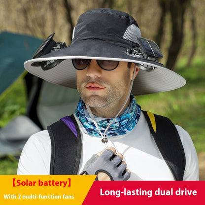Solar power Fan Sun Hat
