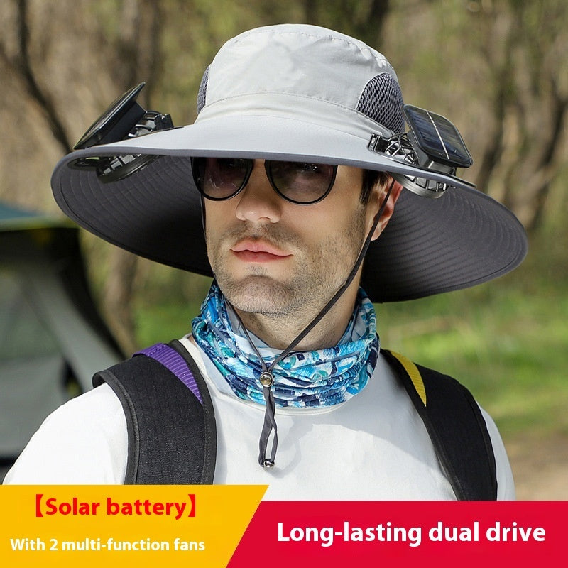 Solar power Fan Sun Hat