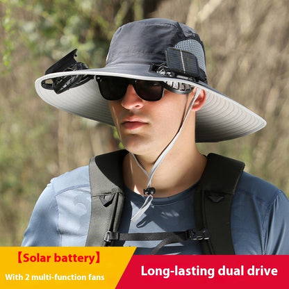 Solar power Fan Sun Hat