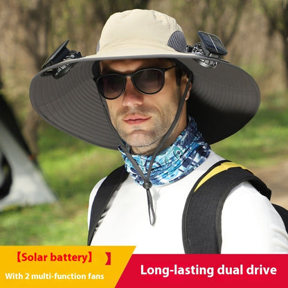 Solar power Fan Sun Hat