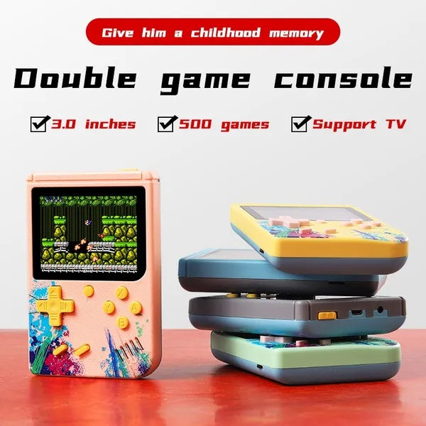 Pocket Handheld Game Console - 500 built-in games