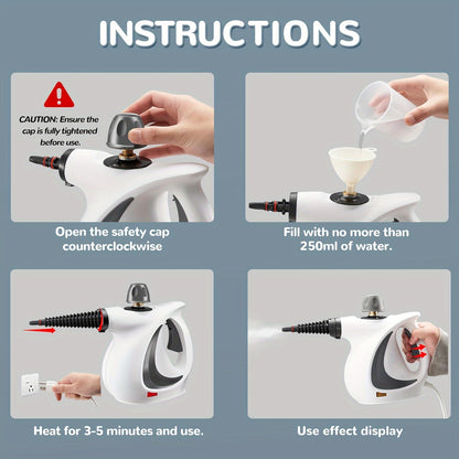 Handheld Multi-Surface Pressurized Steam Cleaner