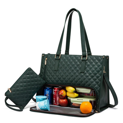 Fashionable Lunch Handbag with Thermal Insulation