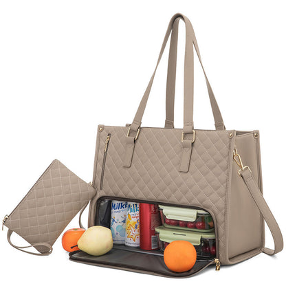 Fashionable Lunch Handbag with Thermal Insulation