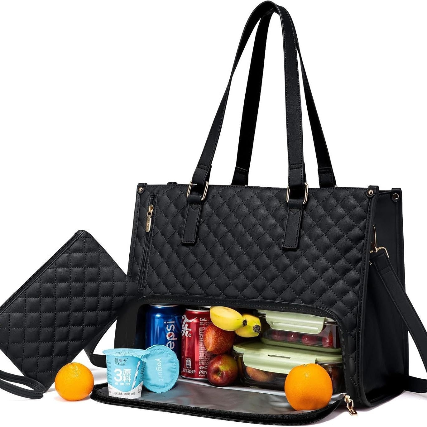 Fashionable Lunch Handbag with Thermal Insulation
