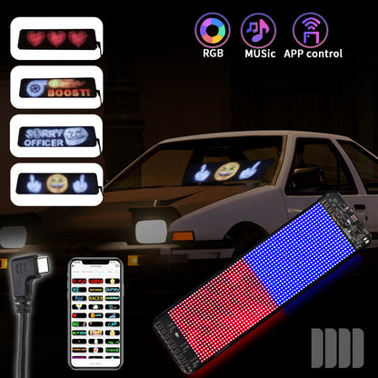 Programmable Car Full-color LED Sign