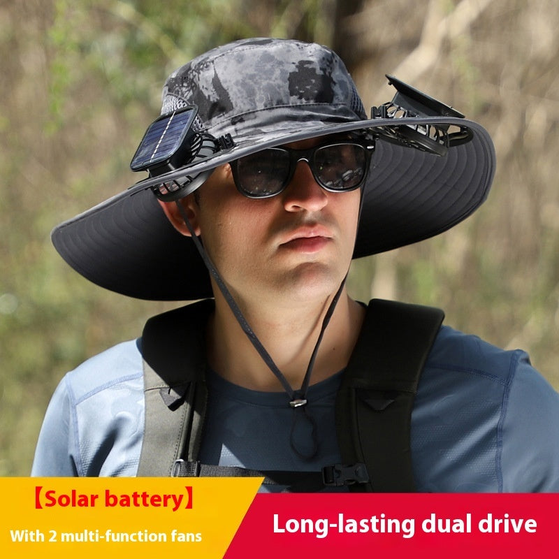 Solar power Fan Sun Hat
