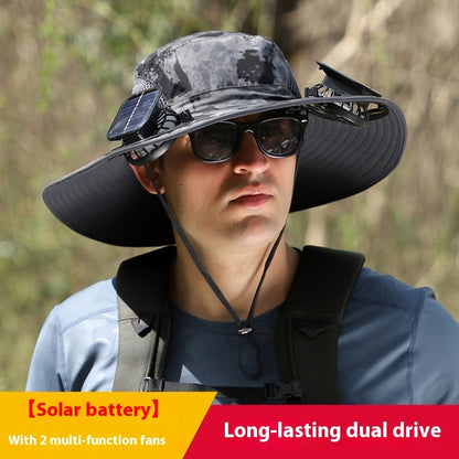 Solar power Fan Sun Hat
